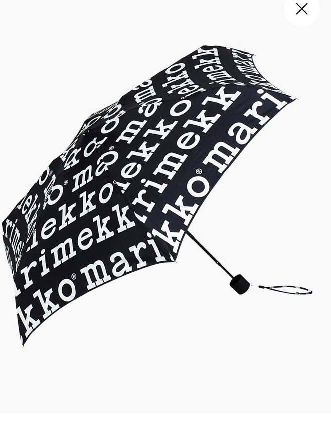 Marimekko minimanual sateenvarjo mustavalkoinen, uusi