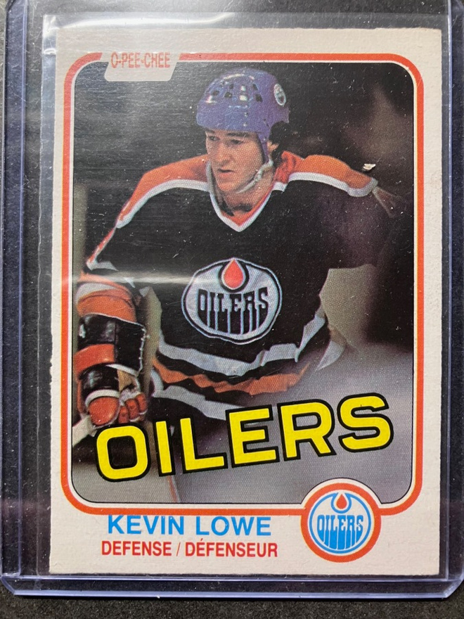 1981-82 O-Pee-Chee OPC Hockey - #117 Kevin Lowe RC Edmonton
