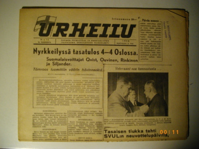 Urheilu lehti Nro 15/1948 (9.11)