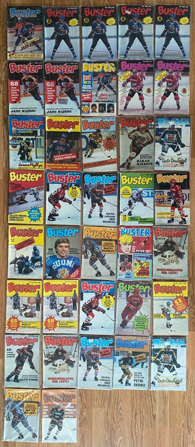 Buster urheilulehtiä jääkiekko 37 kpl