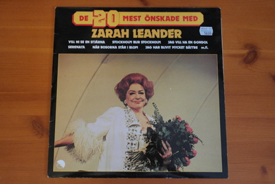 Zarah Leander:De 20 Mest Önskare Med LP.Mono.