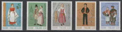 (S0603) Kansanpukuja, 1972. Norma 728–732. Leimaamattomat