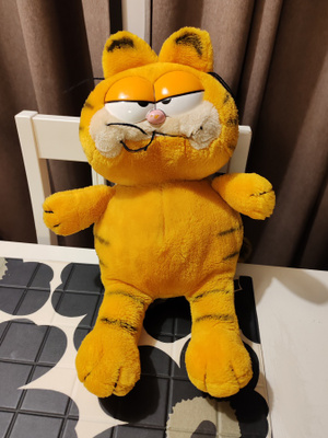 Vintage Karvinen/Garfield pehmolelu