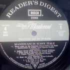 MANTOVANI & HIS ORCHESTRA :: IN ITALY :: VINYYLI LP - pikkukuva 4