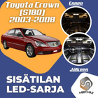 Toyota Crown (S180) Sisätilan LED-sarja 16-osain - pikkukuva 1