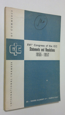 XVIth congress of the ICC (Naples, 6-10 May 1957) : state...