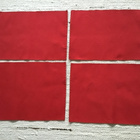 Punaiset pöytätabletit, 4 kpl ( koko 35 x 47 cm ) - pikkukuva 1