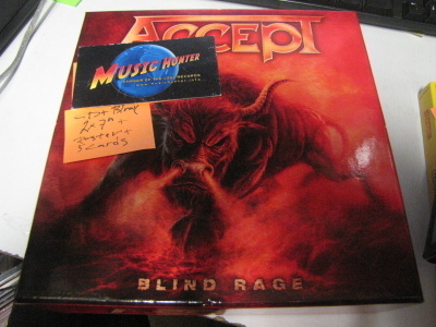ACCEPT - BLIND RAGE CD + BLU- RAY + 2 x 7'' BOX SET UUSI