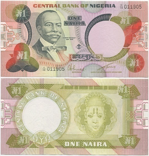 Nigeria 1 Naira 1984 (P-23a) UNC