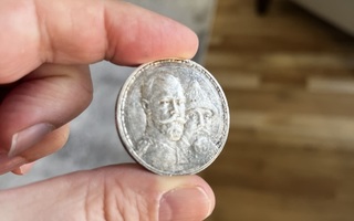 VENÄJÄ, RUPLA 1913 ROMANOVIN SUKU HOPEA HIENO VANHA RAHA