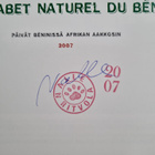Nalle Ritvola : Alphabet naturel du Benin : päivät Benini... - pikkukuva 3