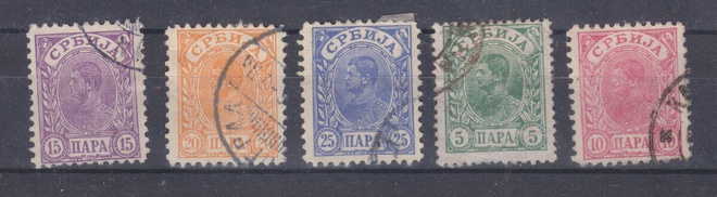Serbia  1895-1901  vanhaa