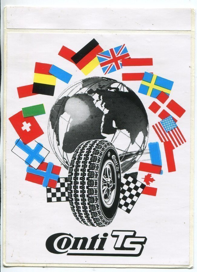 Retro - Vanha tarra - Conti TS
