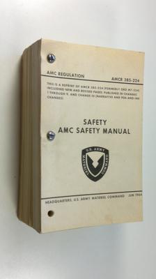 U.S. Army Materiel Command : Safety : AMC Safety Manual