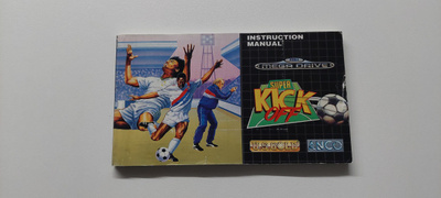Mega Drive Super Kick Off Manuaali