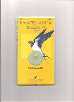 Maastokartta 1:50 000 Peurasuvanto