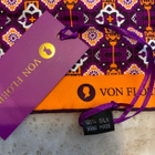 VON FLOERKE SILK HAND MADE SCARF - pikkukuva 2