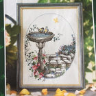 Ristipistomalli Lintujen vesiallas + loput langat - pikkukuva 1