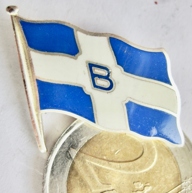 VANHA Merkki Kokardi Laiva Varustamo B Bore