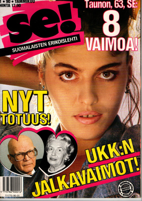 SE n:o 1 1990 UKK:N Jalkavaimot. Danja Manner. Neus & Asko.