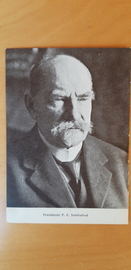 Kortti Presidentti P. E.  Svinhufvud