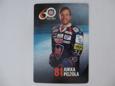 Jukka Peltola Tappara teamset kortti