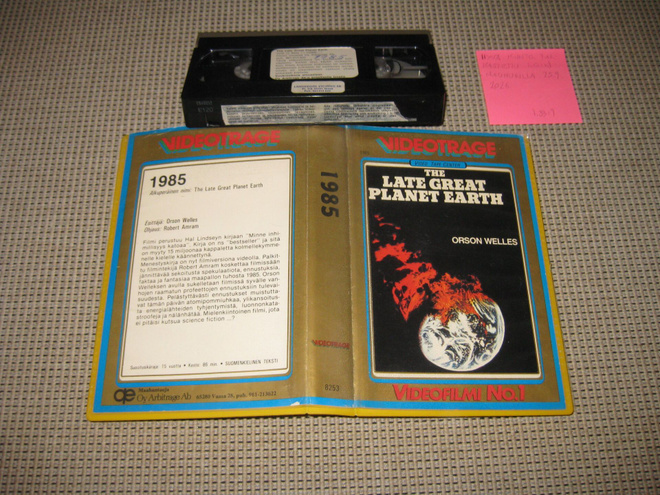 1985-VHS (FIx, Videotragen Kultakantiset, Orson Welles,1978)