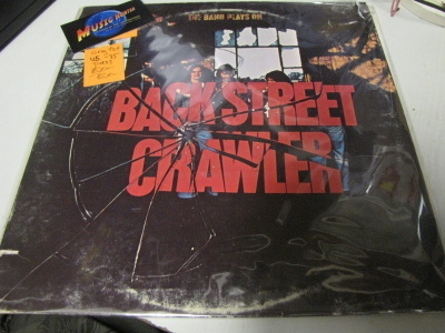 BACK STREET CRAWLER - BAND PLAYS ON - EX-/EX- LP