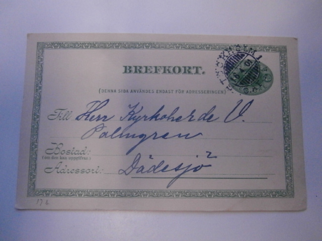 KIRJEKORTTI  1. BREFKORT PV 16.04.1901