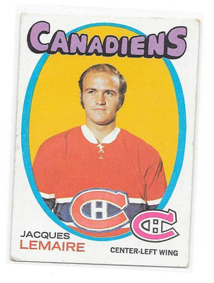 1971-72 Topps #71 Jacques Lemaire Montreal Canadiens