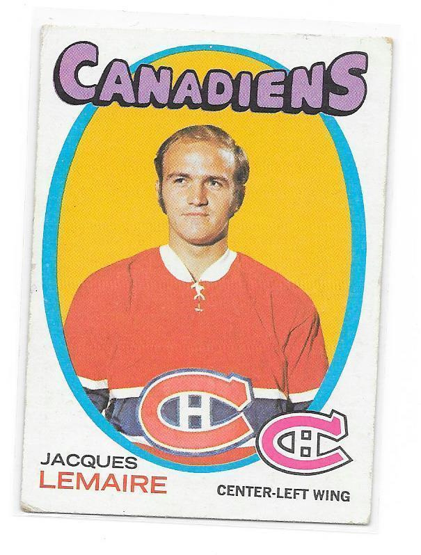 1971-72 Topps #71 Jacques Lemaire Montreal Canadiens