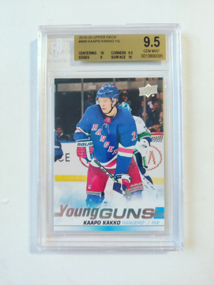 Kaapo Kakko - 19-20 UD Young Guns BGS 9.5