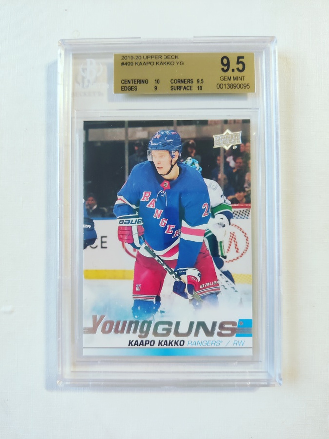 Kaapo Kakko - 19-20 UD Young Guns BGS 9.5