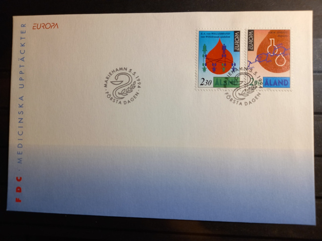 ÅLAND EPK FDC 3/1994: Eurooppamerkit sarja