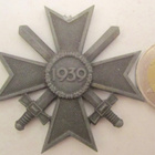 VANHA Merkki Natsi Saksa Sota-ansioristi Miekoin 1939 AITO - pikkukuva 1