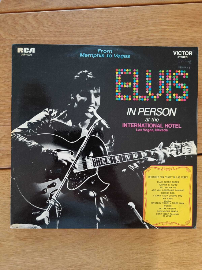AUCTION - ELVIS FROM MEMPHIS TO VEGAS 2-LP GER -69