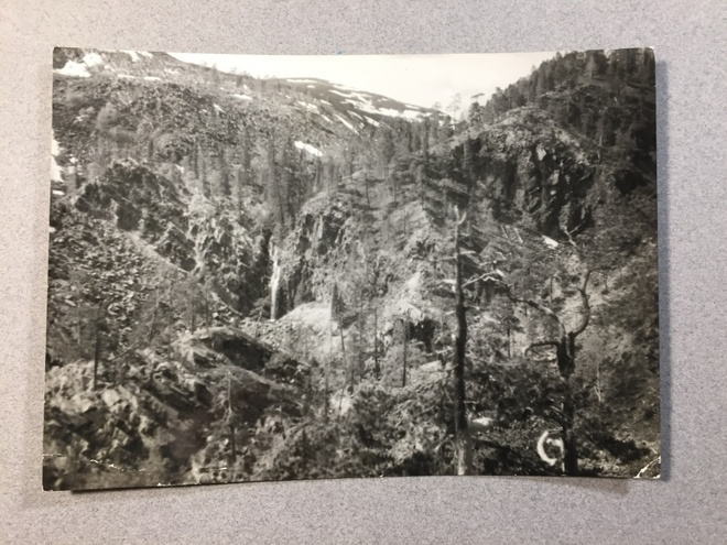 Paikkakuntakortti  Pyhätunturi Isokuru 1955