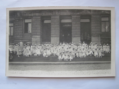 VANHA Valokuva Postikortti Helsinki Paraati 16.5.1920