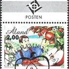 Åland 1998 Maatalous 2,00 mk välilöpari logo ** LaPe 134 - pikkukuva 1
