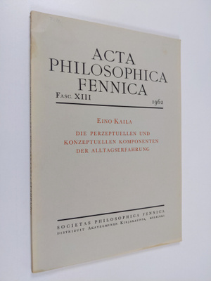 Eino Kaila : Die perzeptuellen und konzeptuellen Komponen...