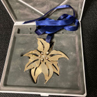 Georg Jensen 2001 harvinaisempi valkokullattu joulutähti - pikkukuva 1