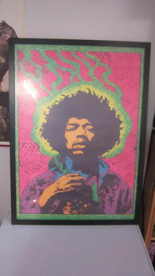 Hendrix Juliste 53x73 kehys - nouto