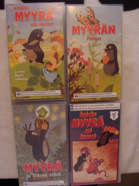 4 MYYRÄ elokuvaa  VHS
