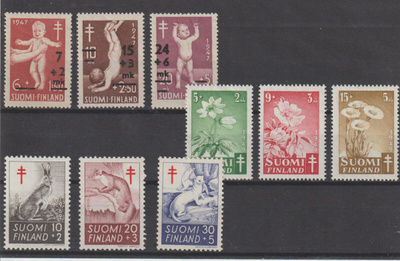 1948-62 Kolme Tuberkuloosi-sarjaa**