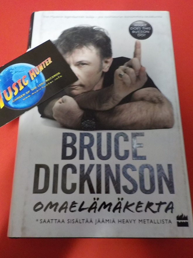 BRUCE DICKINSON - OMAELÄMÄKERTA KIRJA NIMMARILLA