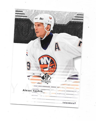 2003-04 SP Authentic #55 Alexei Yashin New York Islanders