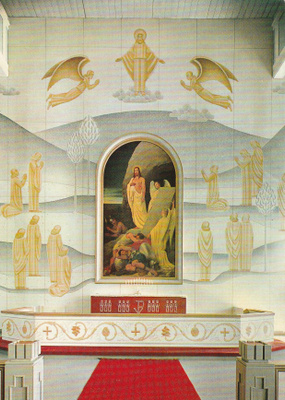 KIRKKOKORTTI - SOTKAMON KIRKKO - SISÄKUVA