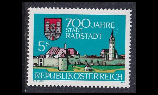 Itävalta 1955 ** Kaupunki Radstadt 700v (1989)