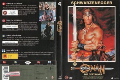 Conan Hävittäjä (1 665) K -FI- DVD nordic, arnold schwarzen