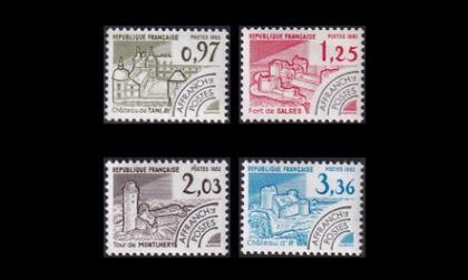 Ranska 2314-7 ** Historiallisia rakennuksia (1982)